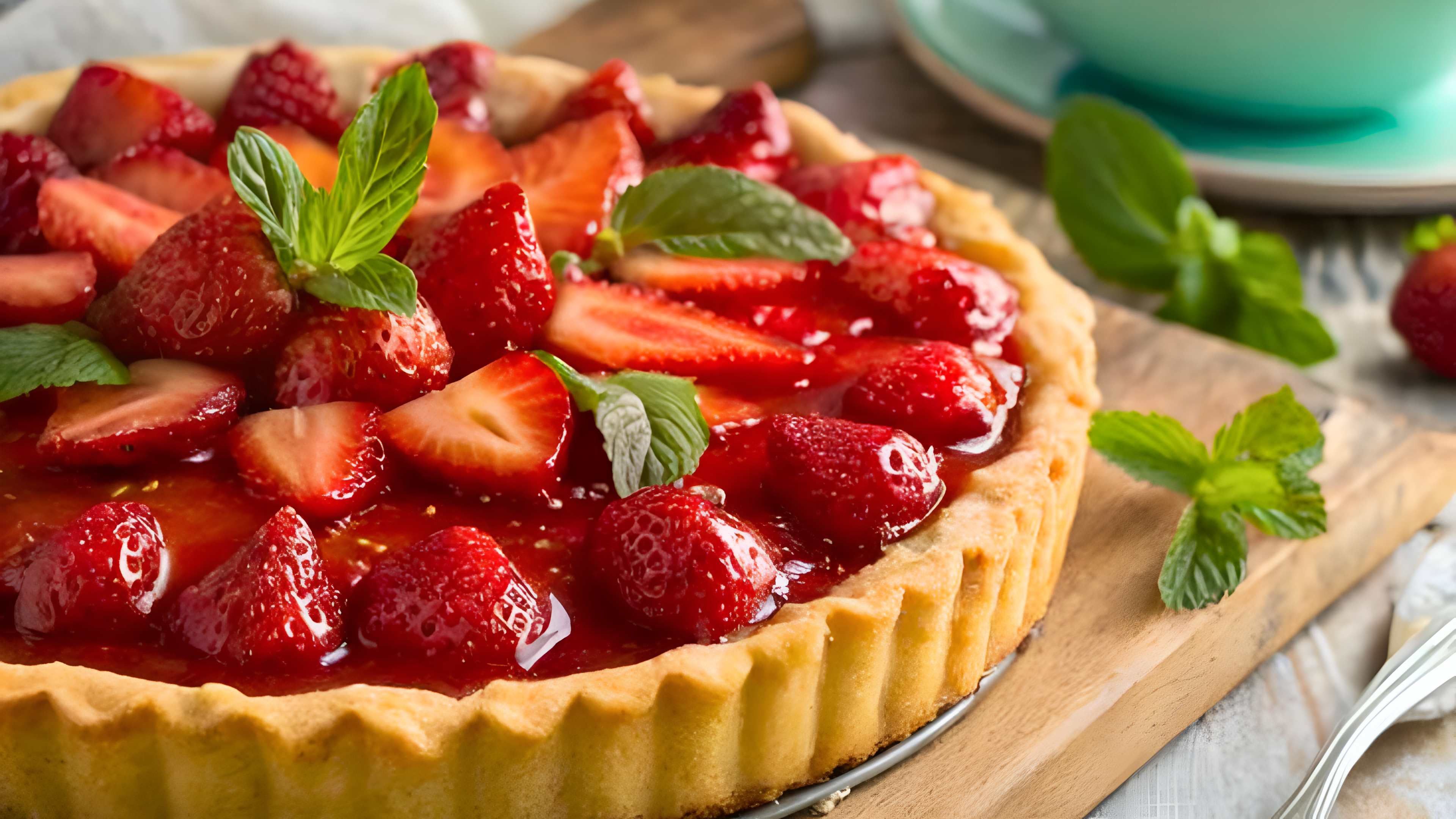 Summer Classic Strawberry Tart