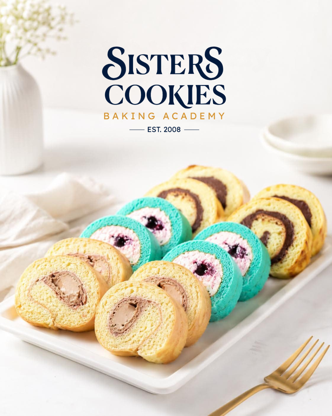 Roll Cakes Combo - 3 Signature Swiss Rolls